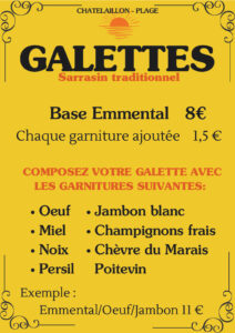 smoothie frais galettes crêperie jus de fruits châtelaillon plage fait maison